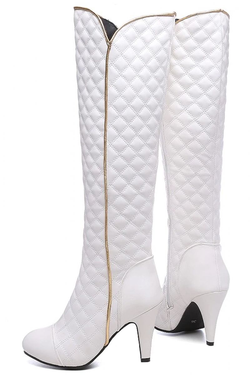 Alondra Damskie Buty Do Kolan - Biały