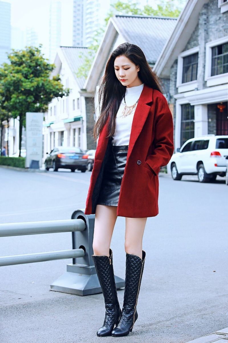 Alondra Damskie Buty Do Kolan - Biały