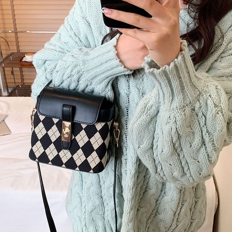 Alpe Damska Mini Torebka Skórzana Crossbody - Czarny