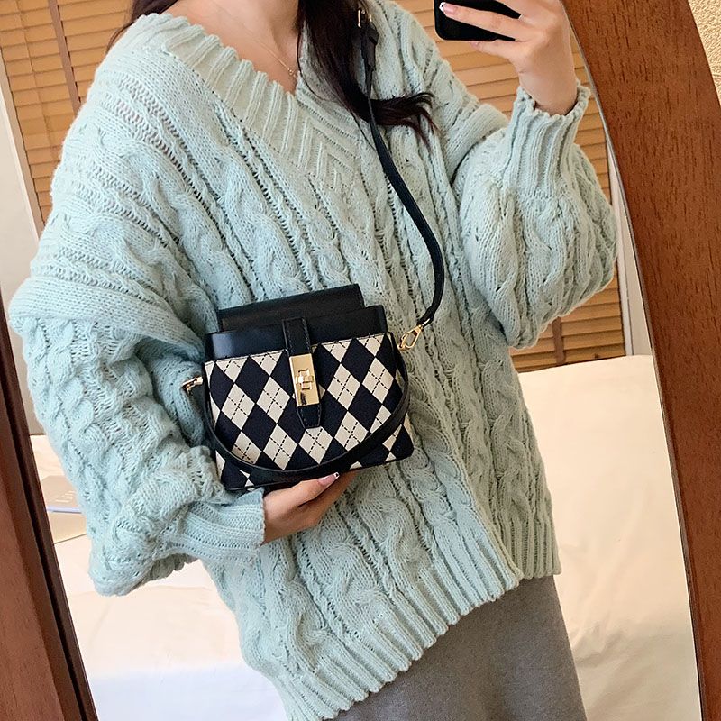Alpe Damska Mini Torebka Skórzana Crossbody - Czarny