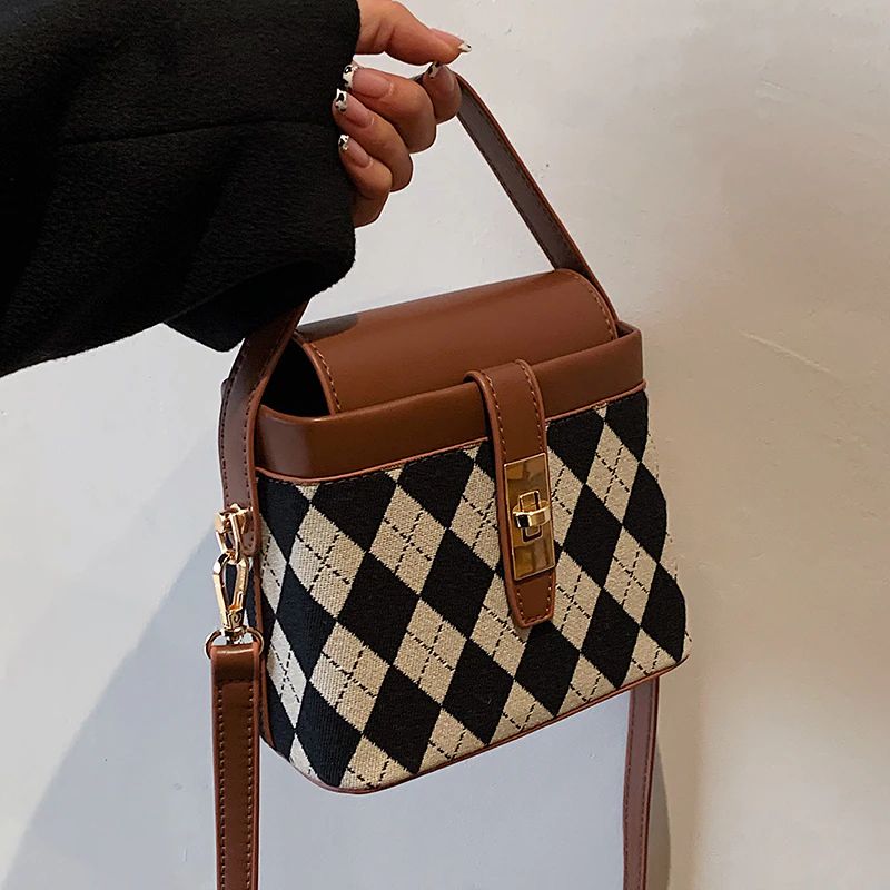 Alpe Damska Mini Torebka Skórzana Crossbody - Czarny