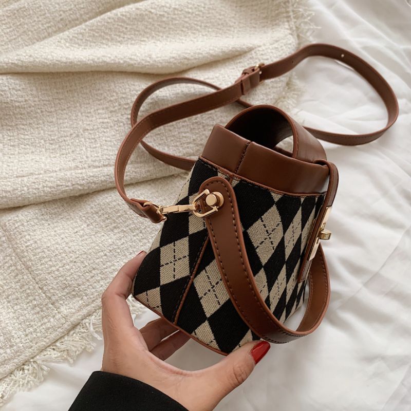 Alpe Damska Mini Torebka Skórzana Crossbody - Czarny