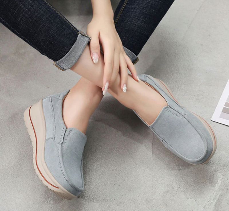 Alzate Damskie Buty Na Platformie - Czarny