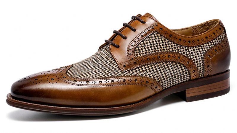 Amadeo Męskie Loafers Buty Codzienne - Brązowy