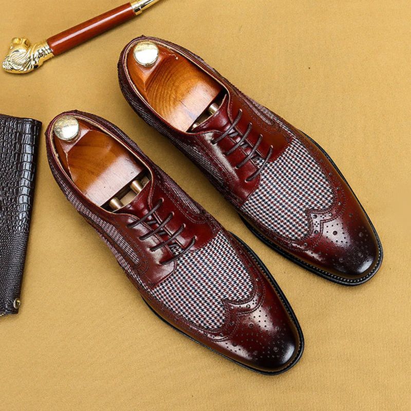 Amadeo Męskie Loafers Buty Codzienne - Brązowy