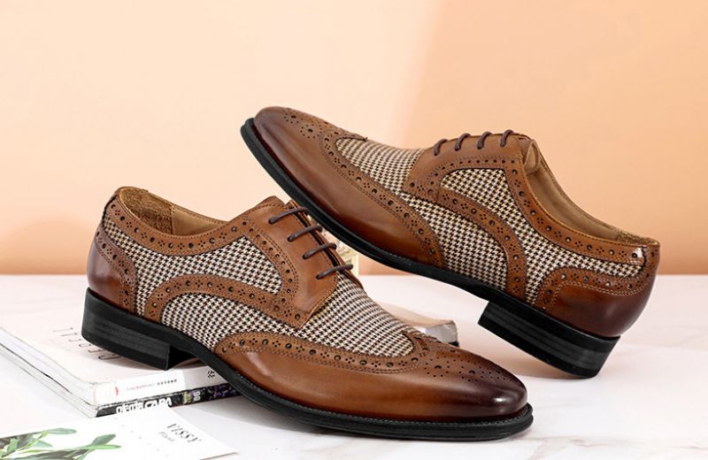 Amadeo Męskie Loafers Buty Codzienne - Brązowy