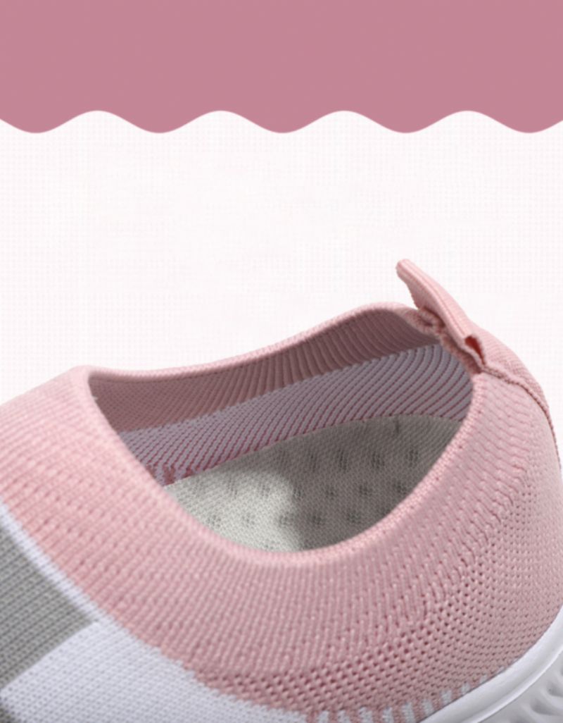 Amanda Damskie Płaskie Buty Mokasyny - Różowy