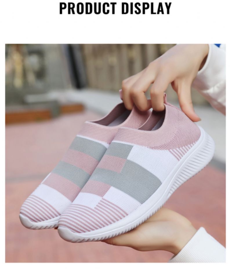 Amanda Damskie Płaskie Buty Mokasyny - Różowy