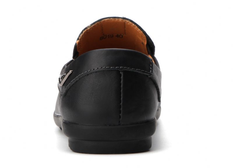 Amando Męskie Mokasyny Eleganckie Buty - Czarny