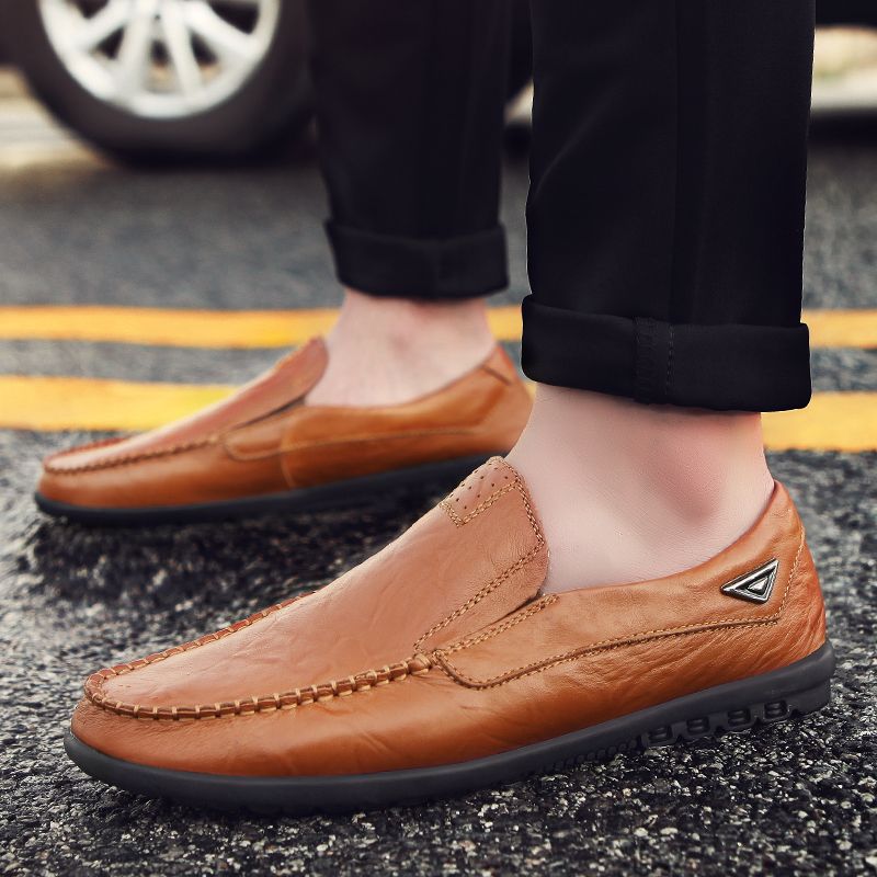Amando Męskie Mokasyny Eleganckie Buty - Czarny