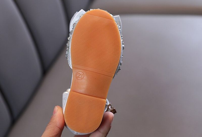 Anabella Dziewczęce Płaskie Buty - Srebrny