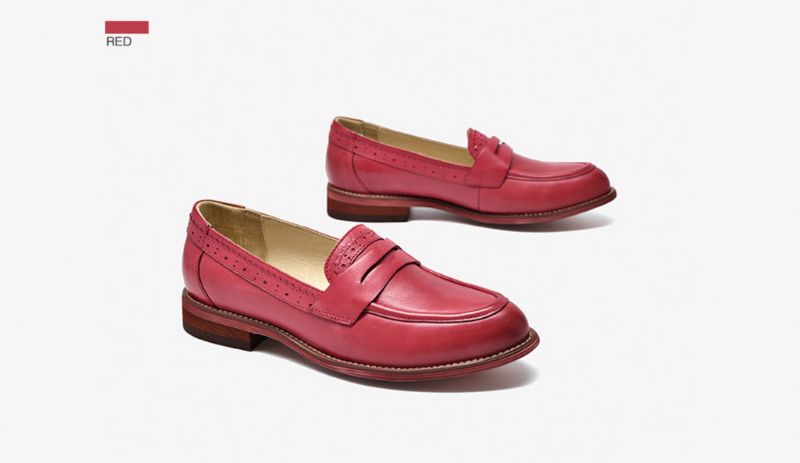 Angela Damskie Buty Typu Oxford - Brązowy