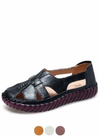 Anisa Damskie Oddychające Letnie Mokasyny Czarne Buty