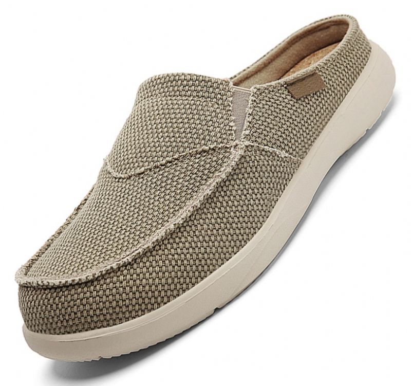 Aniston Męskie Mules Buty Codzienne - Khaki