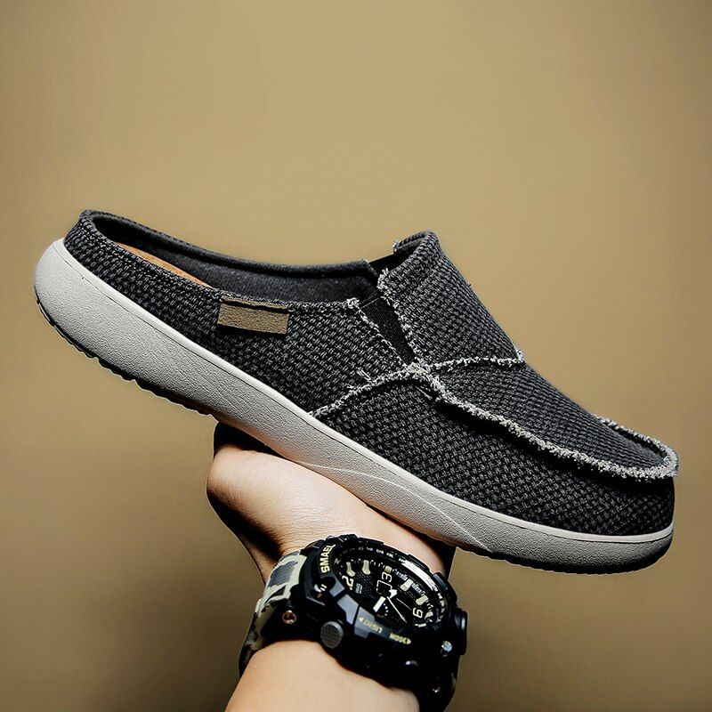 Aniston Męskie Mules Buty Codzienne - Khaki