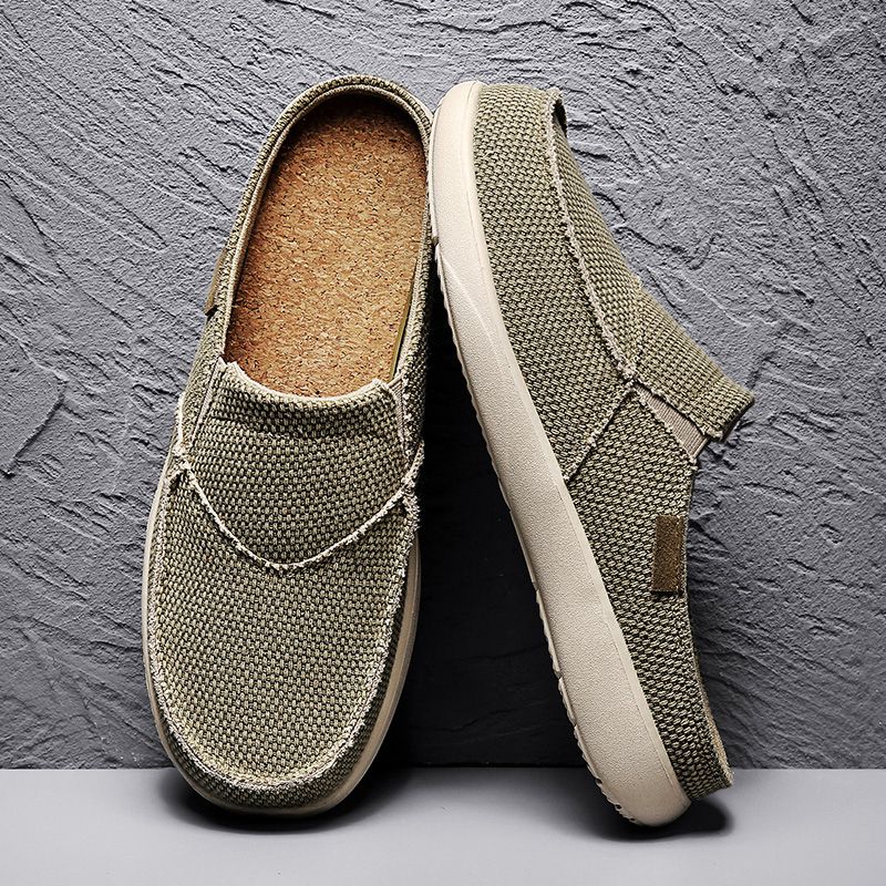 Aniston Męskie Mules Buty Codzienne - Khaki