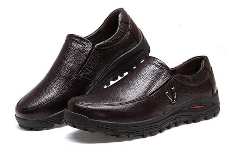 Anthuan Męskie Mokasyny Luxuryowe Buty - Czarny