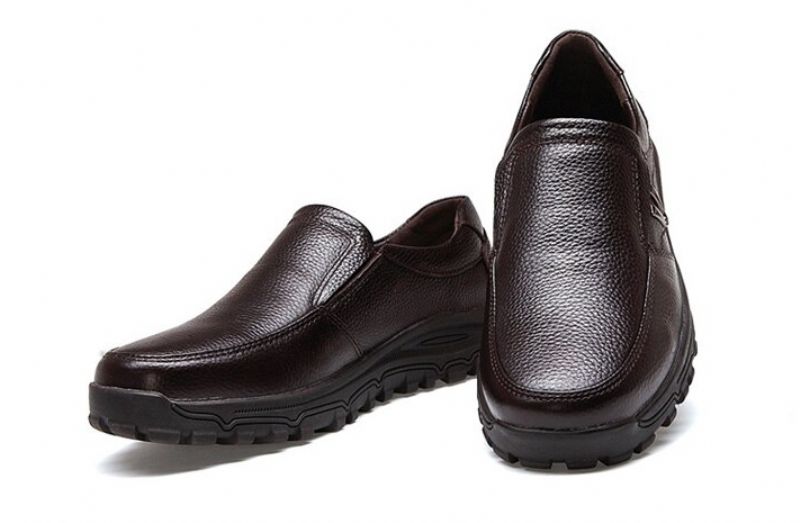 Anthuan Męskie Mokasyny Luxuryowe Buty - Czarny