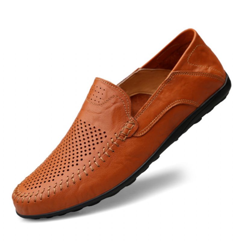 Antonello Męskie Mokasyny Codzienne Buty - Kawa