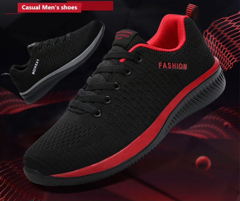 Antyoddychające Buty Sportowe Byron Męskie - Czerwony