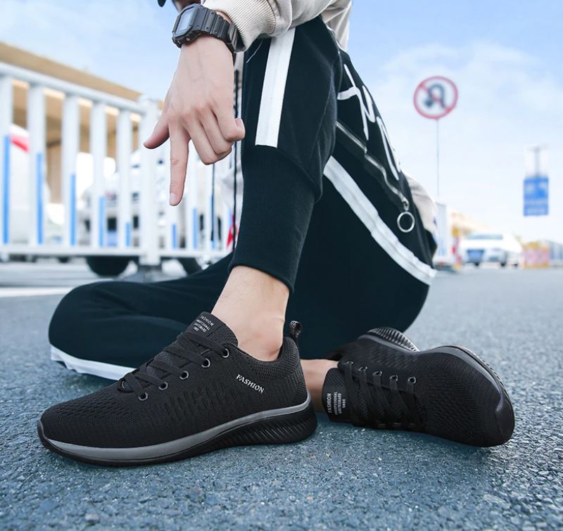 Antyoddychające Buty Sportowe Byron Męskie - Czerwony