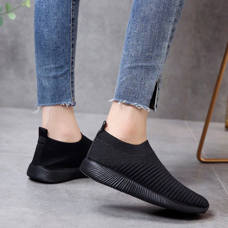 Anyi Damskie Buty Wsuwane - Czarny