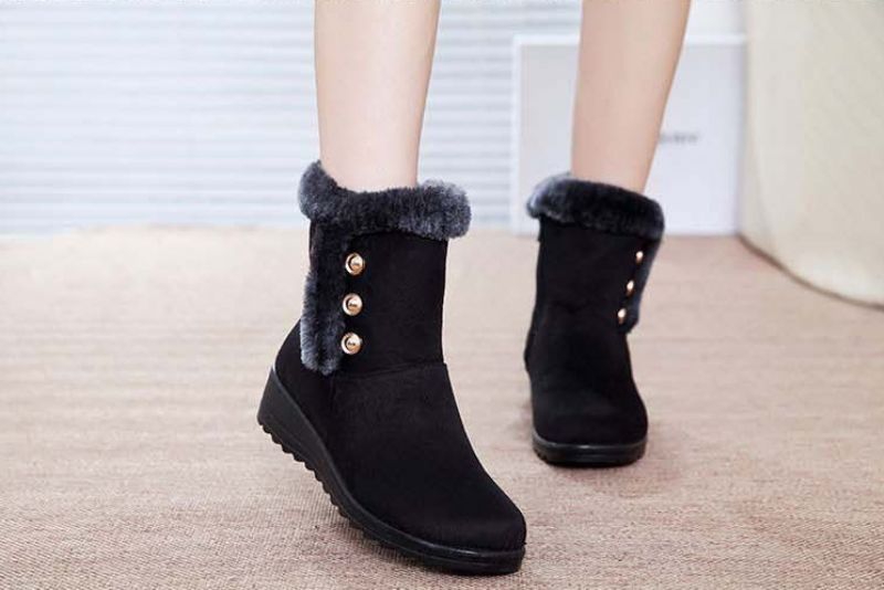 Aranda Damskie Klasyczne Buty Śnieżne - Czarny