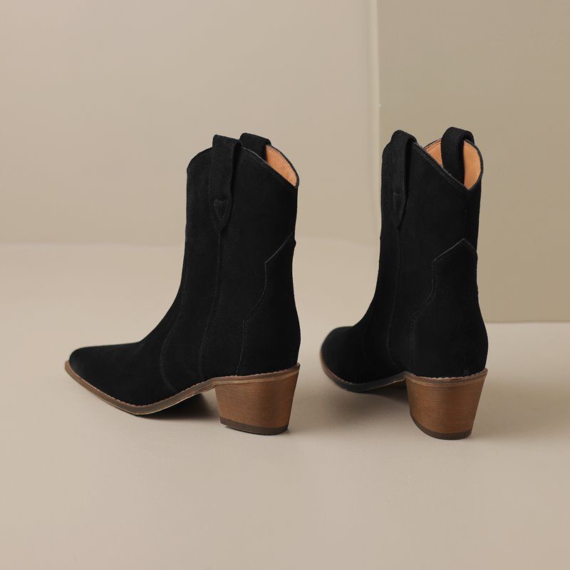 Aranza Damskie Buty Jesienne - Futro morelowe