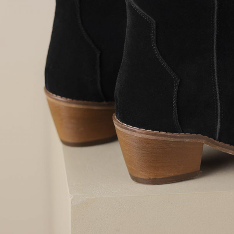 Aranza Damskie Buty Jesienne - Futro morelowe