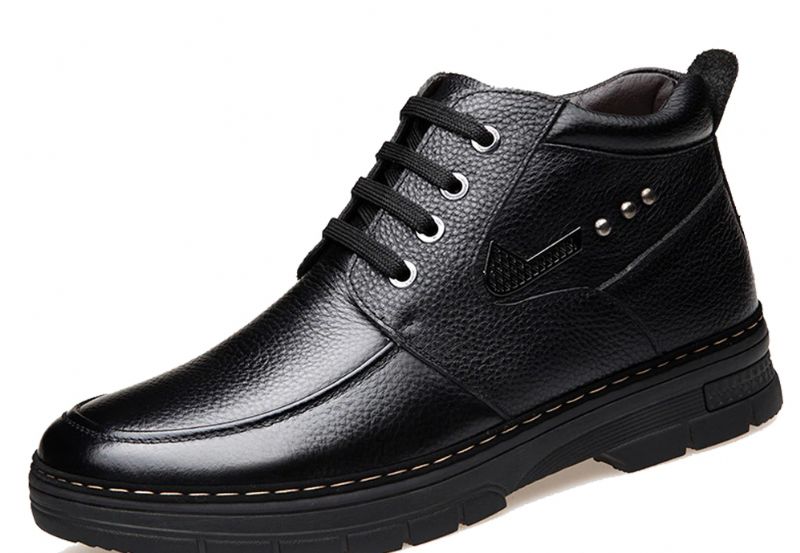 Arcog Męskie Buty Zimowe - Czarny