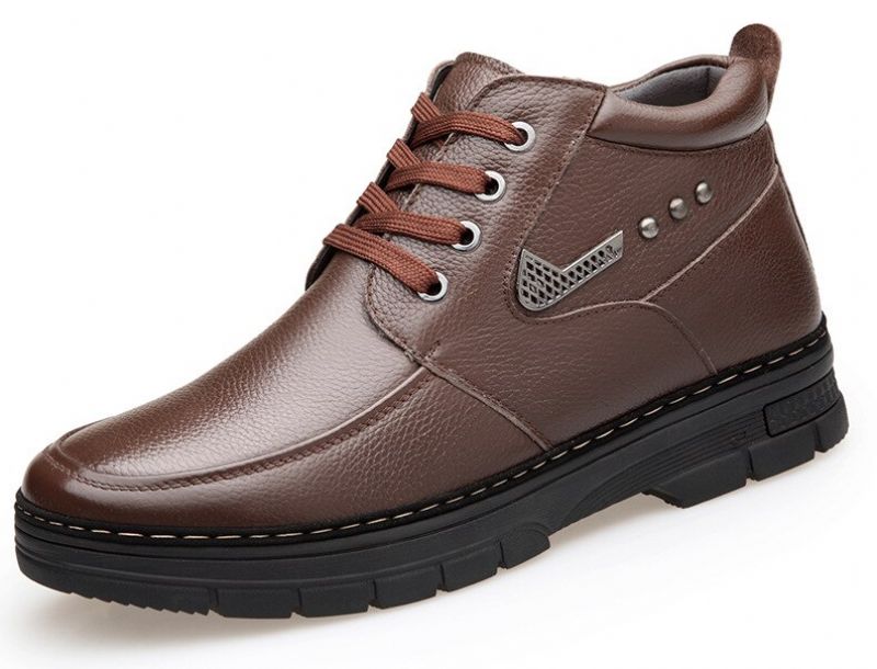 Arcog Męskie Buty Zimowe - Czarny