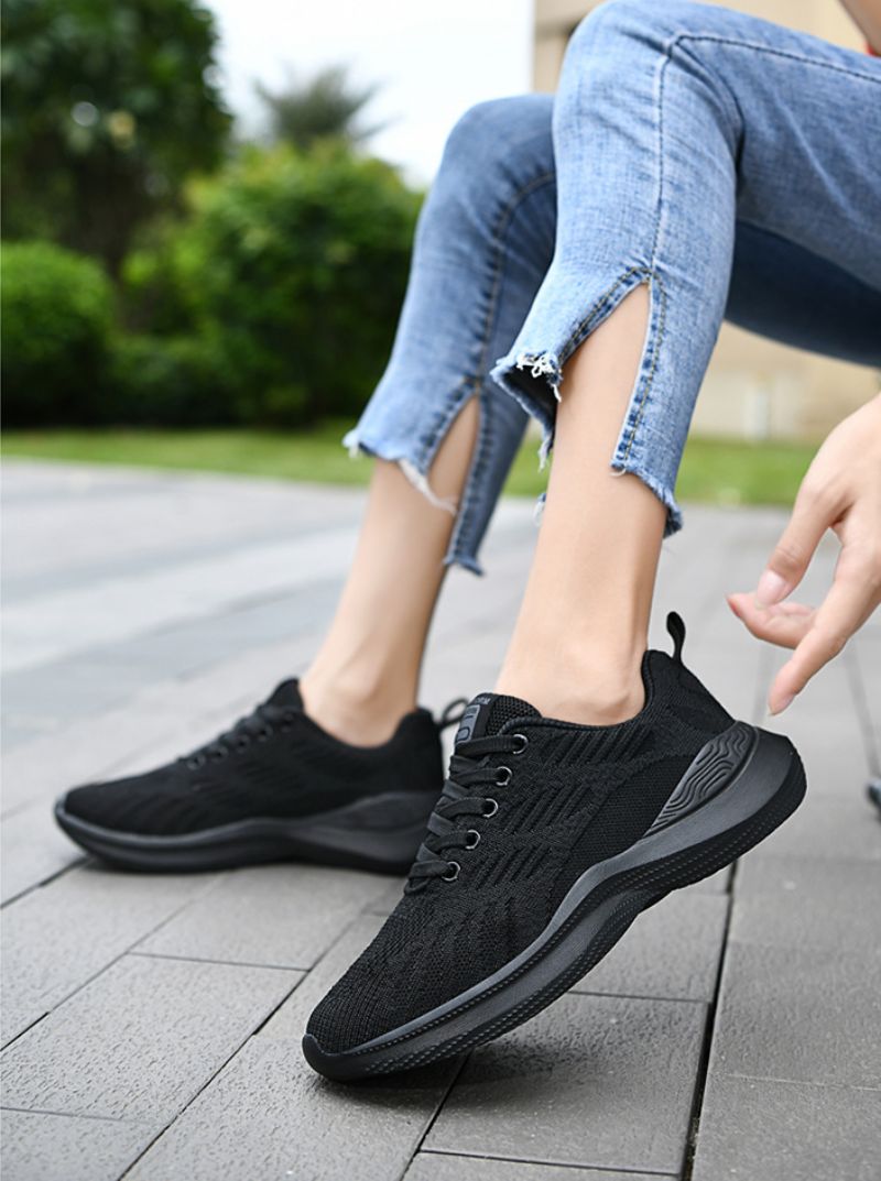 Arenas Damskie Lekkie Czarne Buty Do Biegania - Czarny