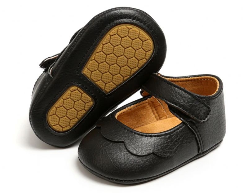 Arenis Baby Dziewczęce Buty Na Płaskiej Podeszwie - Czarny