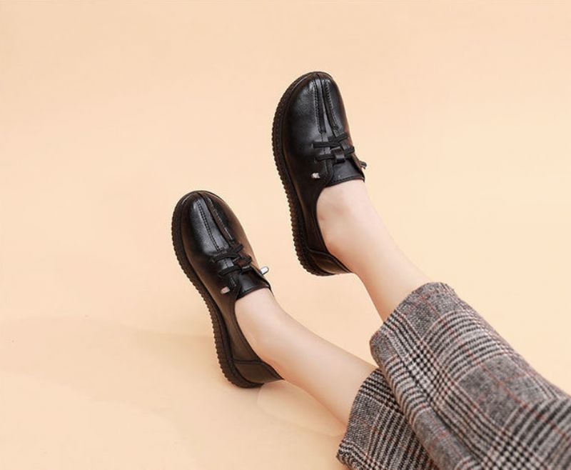 Ariana Damskie Mokasyny Buty - Brązowy