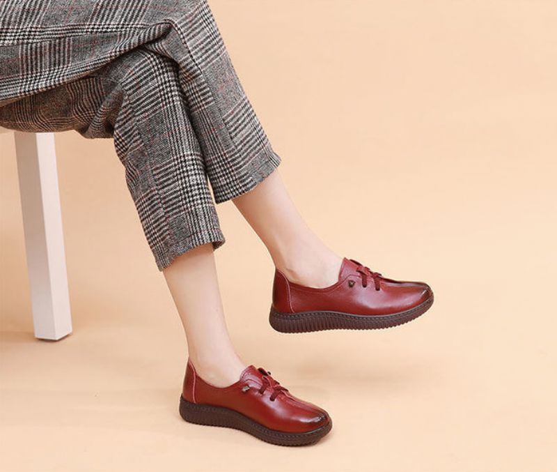 Ariana Damskie Mokasyny Buty - Brązowy