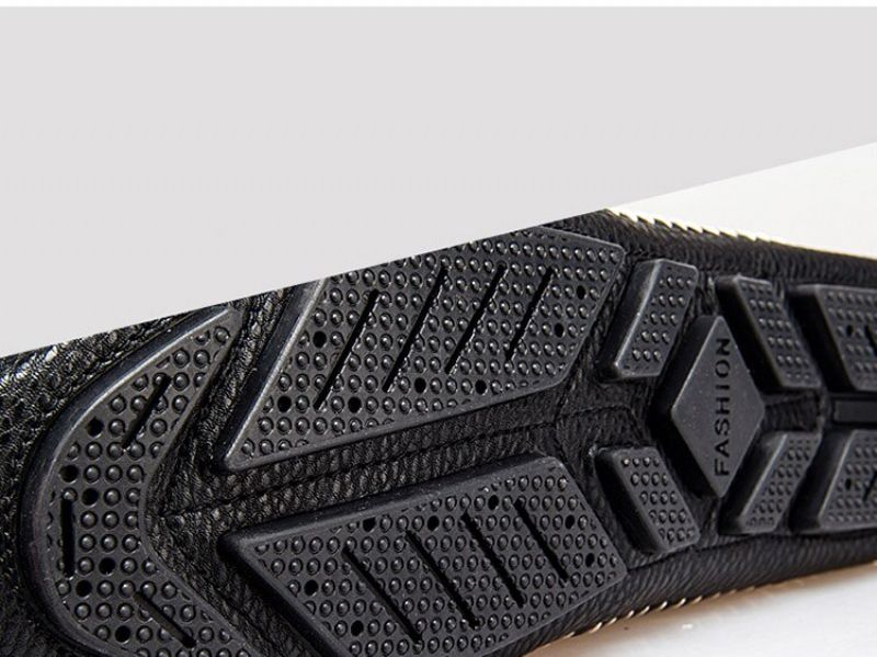 Arjona Męskie Mokasyny Eleganckie Buty - Biały