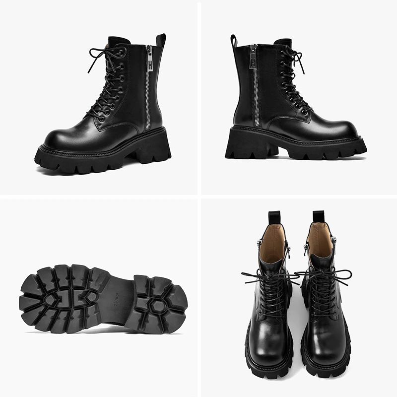 Arley Damskie Buty Motocyklowe - Czarny