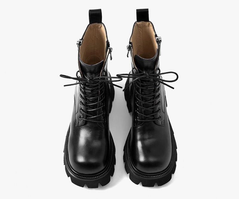 Arley Damskie Buty Motocyklowe - Czarny