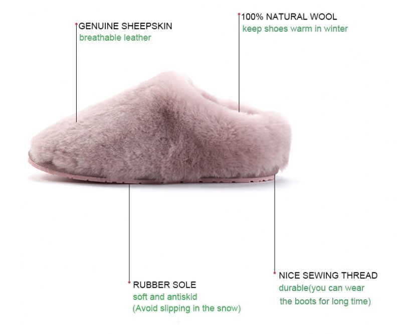 Armonia Slippers - CIEMNY RÓŻ
