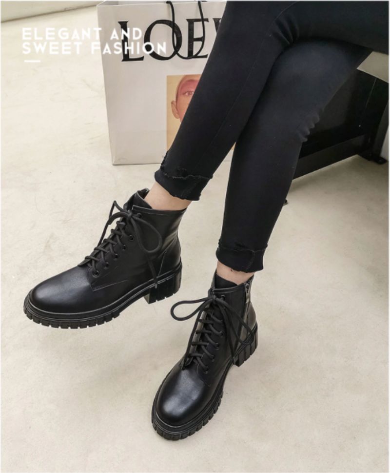 Arrieta Boots Ankle Height - Beżowy krótki plusz