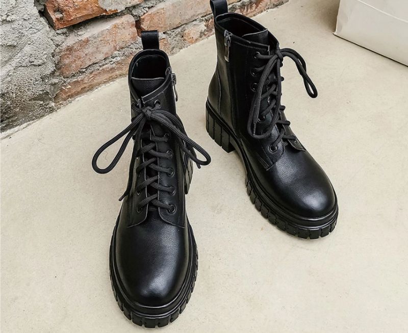 Arrieta Boots Ankle Height - Beżowy krótki plusz