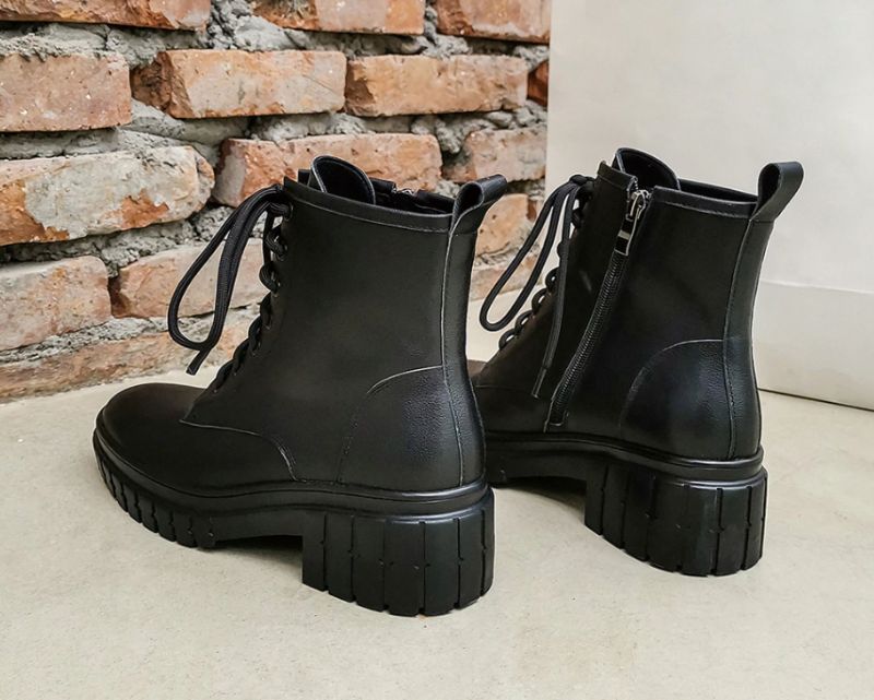 Arrieta Boots Ankle Height - Beżowy krótki plusz