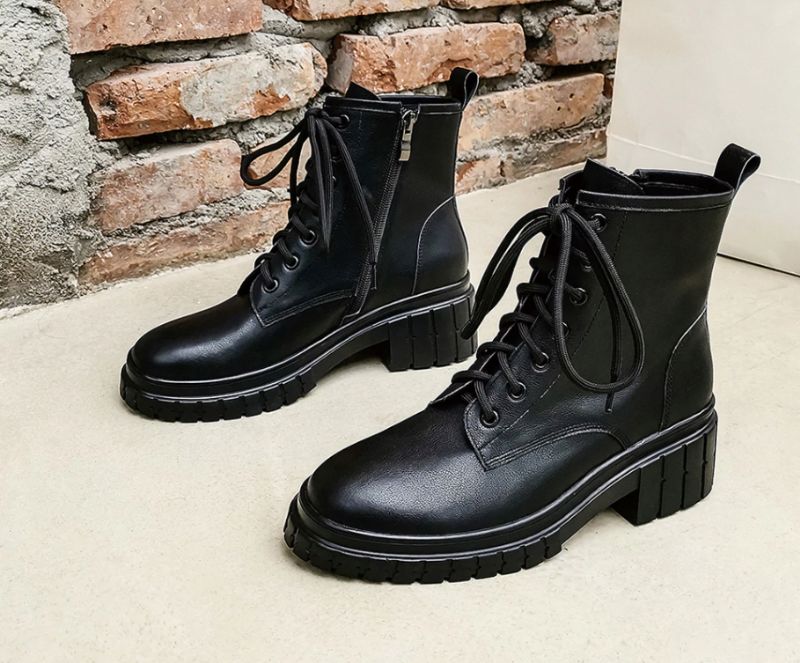 Arrieta Boots Ankle Height - Beżowy krótki plusz