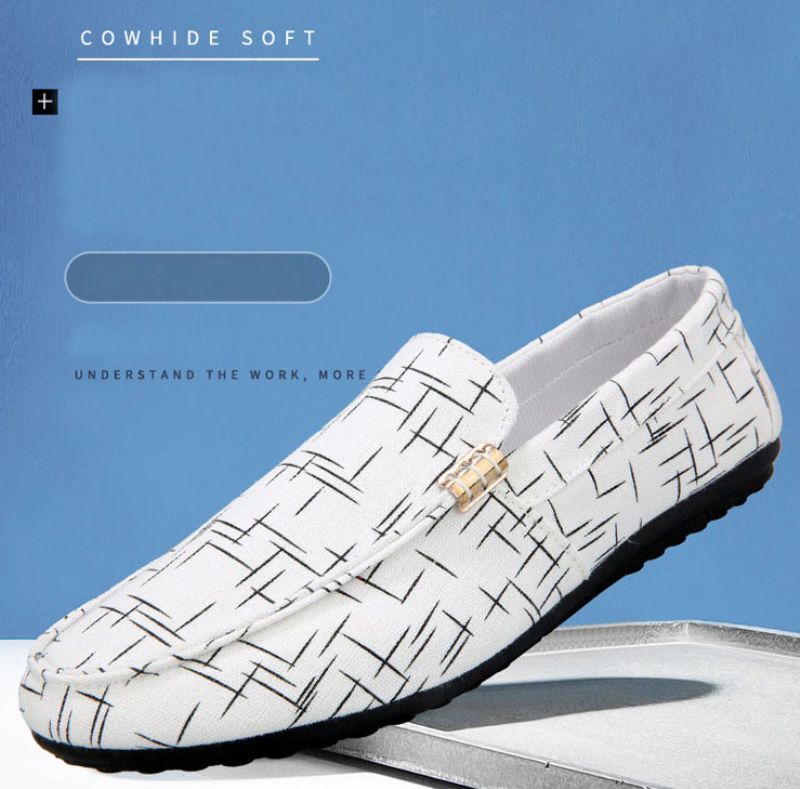 Arturo Męskie Mokasyny Casualowe Buty - Czarny