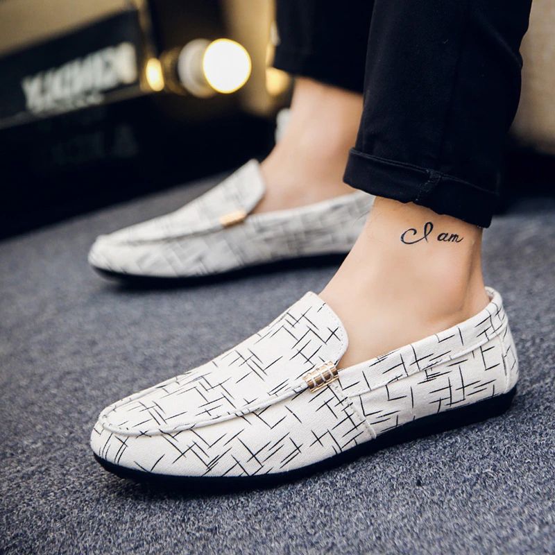 Arturo Męskie Mokasyny Casualowe Buty - Czarny
