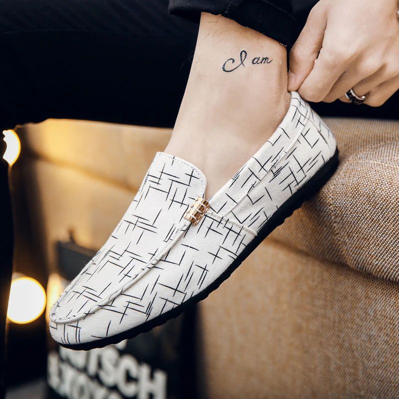 Arturo Męskie Mokasyny Casualowe Buty - Czarny