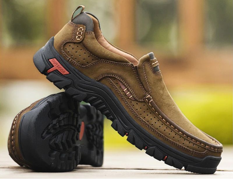 Asher Mokasyny Męskie Buty - Brązowy