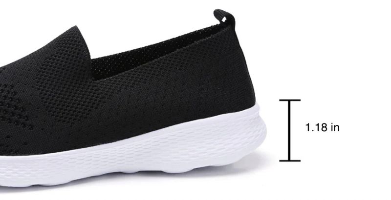 Atalia Damskie Buty Typu Loafer - Czarny
