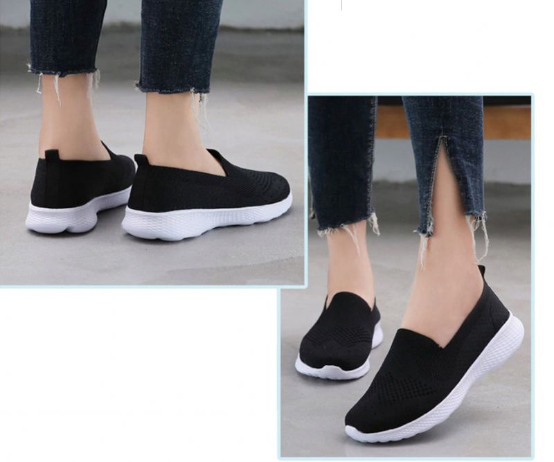 Atalia Damskie Buty Typu Loafer - Czarny