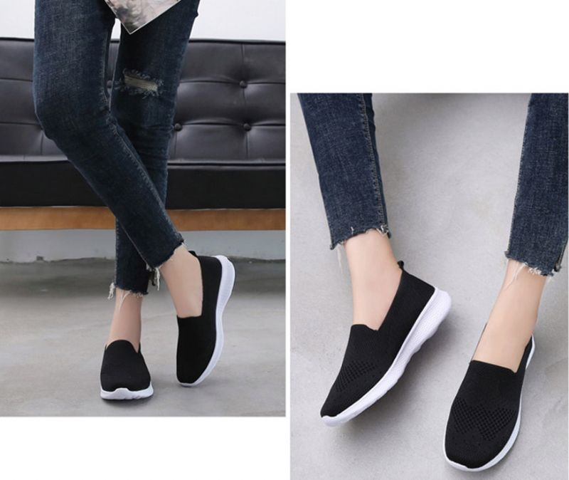 Atalia Damskie Buty Typu Loafer - Czarny
